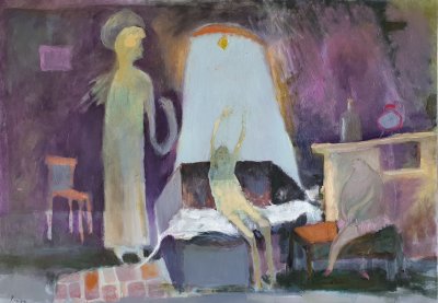 Čudesno buđenje, 100x70,ulje na platnu.1100€