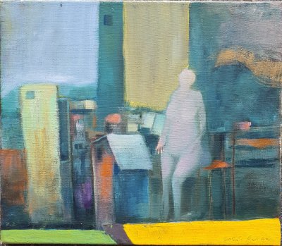 Plitke vode, 32x28 ulje na platnu, 300€